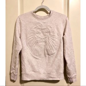 Lion King beige crew neck sweatshirt